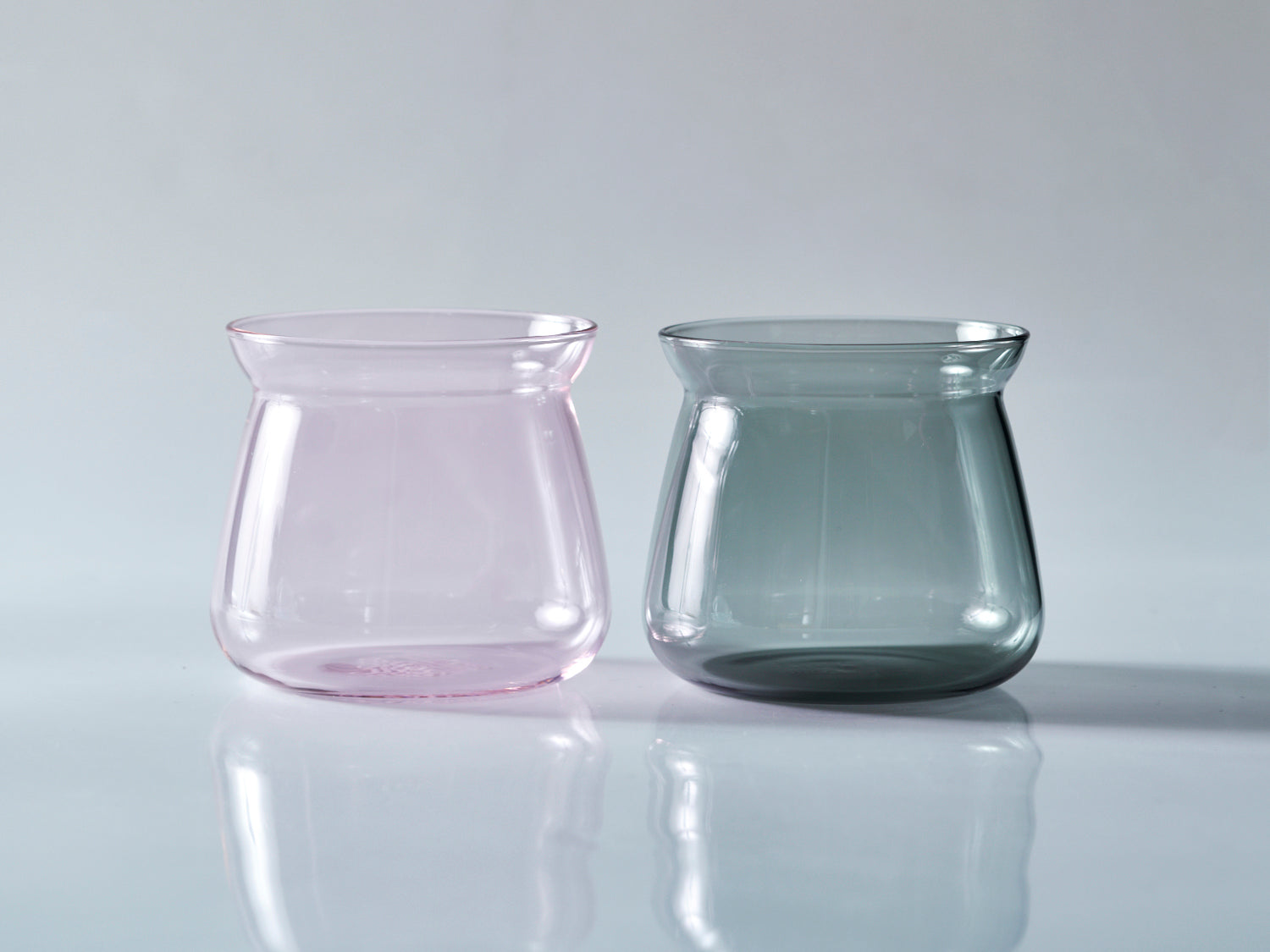 OREA Sense Glass Cup 275ml Pink and Black!